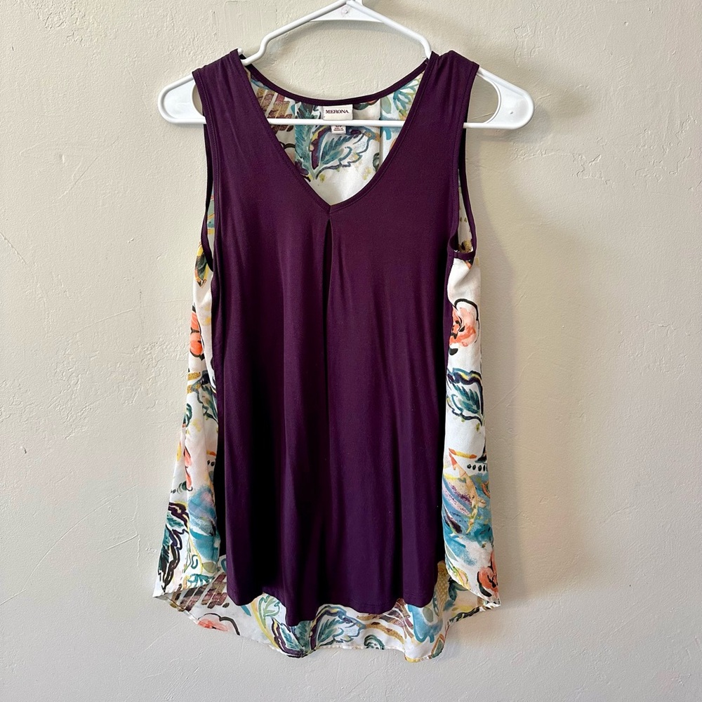 Women’s size S Merona high-low swing sleeveless tank